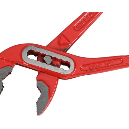 Waterpomptang 10" Staal Rood - Verstelbaar voor installatieklussen