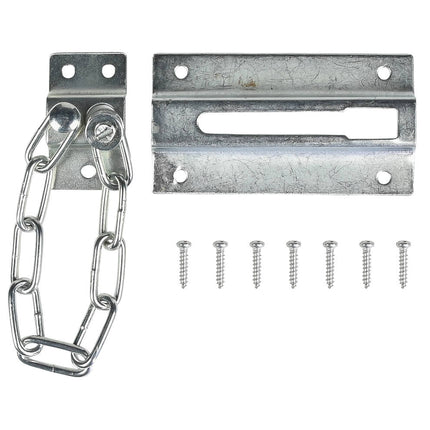 Deurketting Schuif 16cm, 2,5mm Dikte, Inclusief Bevestigingsmateriaal