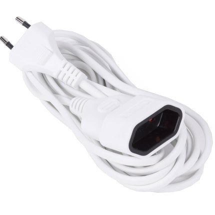 Verlengsnoer 3m Plat 2x0.75mm², Max 625W voor Lichte Apparaten