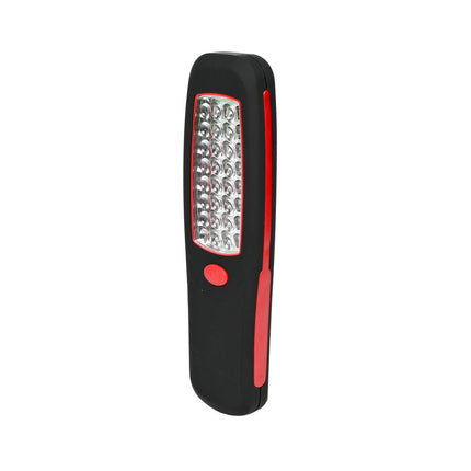Looplamp 24 LED, Rubber, Magneet, Ideaal voor Garage en Kamperen