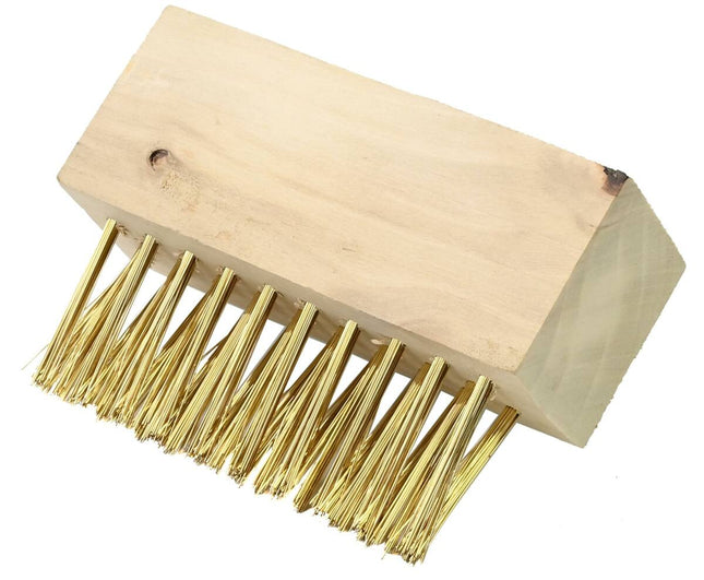 Voegenstaalborstel Hout - 3 Rijen Haren voor Onkruid Verwijderen