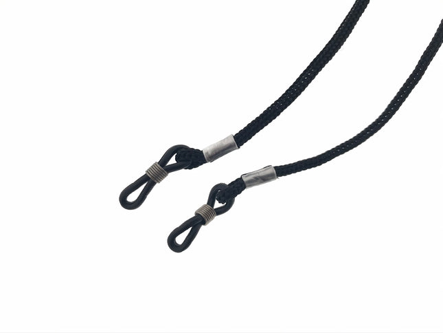 Brillenkoordje zwart 12 dlg – Materiaal Nylon, Lengte 68 cm, 68 cm, verstelbaar