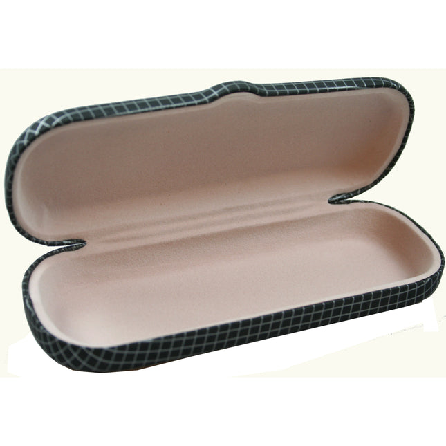 Brillenkoker zilver blauw – Afmeting ca. 16 x 6 x 3,8cm, 3,8cm