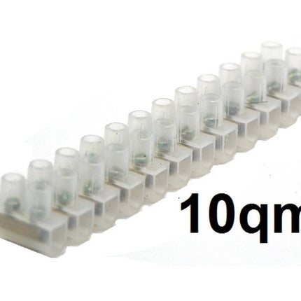 Kroonsteenstrip Transparant 10qm, Set van 10 voor Elektrische Installaties