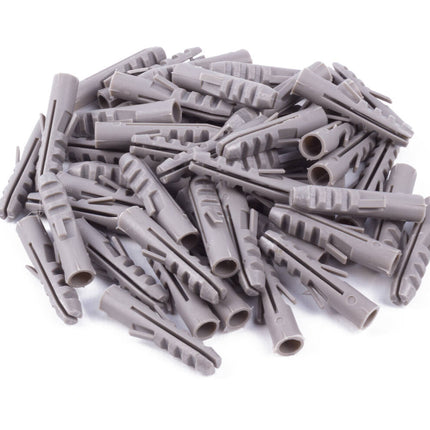 8 mm Nylon Pluggen, 50 stuks, voor Beton/Baksteen Bevestiging