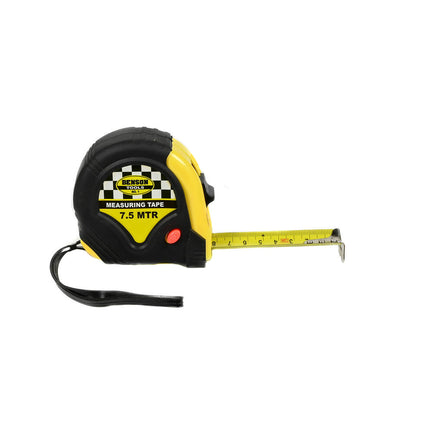 Rubber Rolbandmaat 7.5m x 25mm voor Precieze Metingen Bouwprojecten