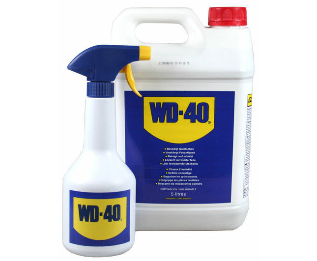 WD-40 5L Jerrycan met Spray, Verwijdert Roest, Smeert Deursloten