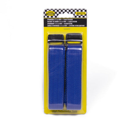 Spanband 2.5m x 25mm Click Set - Veilige Transportoplossing