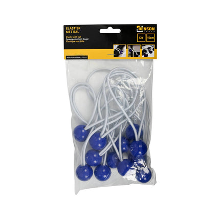 Elastiek met Bal 12-dlg 15 cm - Perfect voor Kabelorganisatie