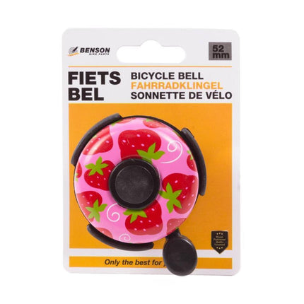 Fietsbel 52mm: Heldere klank, eenvoudige montage, stijlvolle prints