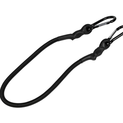 Elastiek 60cm + Karabijnhaak, Uitrekbaar tot 1030cm, Ideaal voor Kamperen