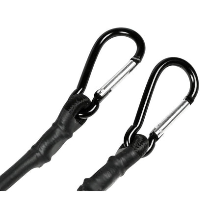 Elastiek 60cm + Karabijnhaak, Uitrekbaar tot 1030cm, Ideaal voor Kamperen