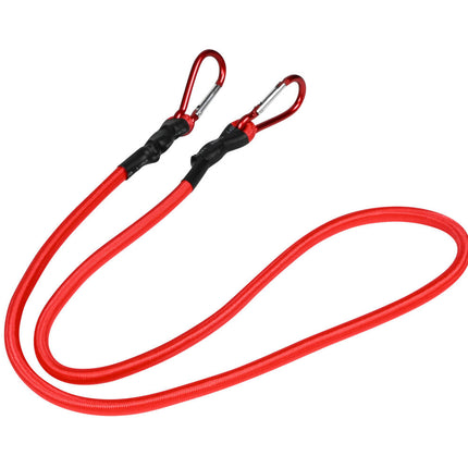 Elastiek 120 cm + Karabijnhaak, ideaal voor ladingbevestiging.