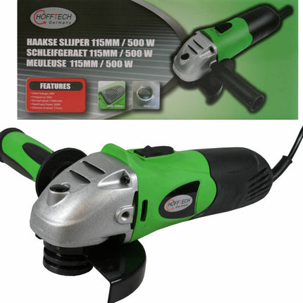 Winkelschleifer 115mm 500W, 11500 U/min, M14, für Metallbearbeitung