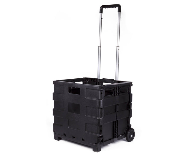 Grote Opvouwbare Trolley, 25kg, 38x33x36cm, Ideaal voor Boodschappen