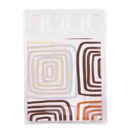 Douchegordijn 183x183cm, 12 haken, waterafstotend polyester