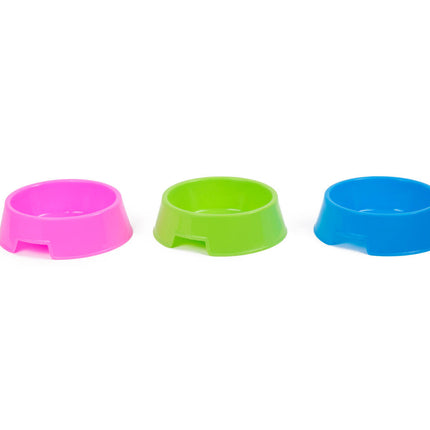 Voerbak 21 cm Blauw/Roze/Groen - Voor Honden & Katten Eten/Drinken