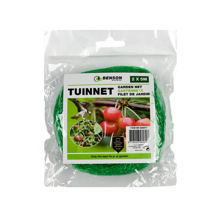 Tuinnet 2x5m - Beschermt Planten Tegen Vogels en Insecten