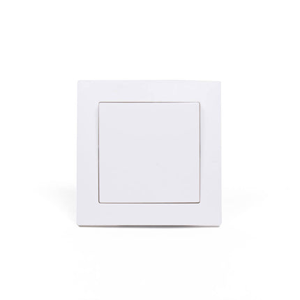 Witte Inbouwschakelaar, 250V, 10A, 81x81mm, voor Woonkamers/Onderhoud