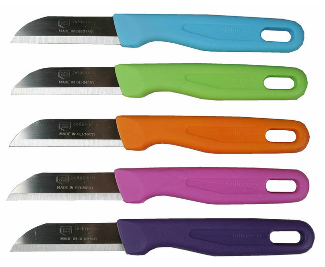 Schilmesje Duits RVS - Extra Scherp, Diverse Kleuren, Groente/fruit