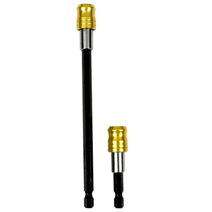 Bit Verlengset 2 dlg, 60mm & 150mm, Snelwissel voor 1/4" Bits
