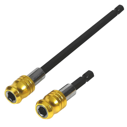 Bit Verlengset 2 dlg, 60mm & 150mm, Snelwissel voor 1/4" Bits
