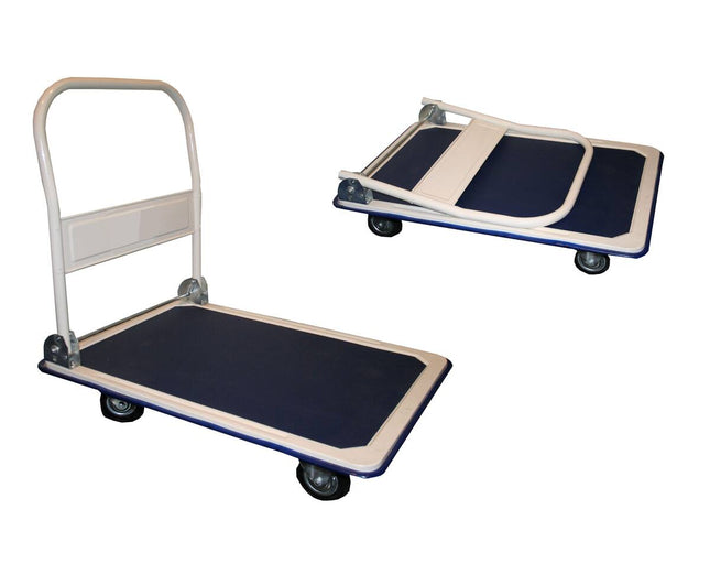 Transportwagen Opklapbaar 300 kg, 92x62 cm, Stalen Frame, Bulkvervoer