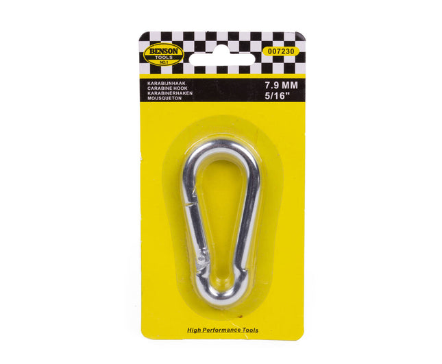 Karabijnhaak 7.9 mm, ideaal voor rugzakbevestiging en ophangen.