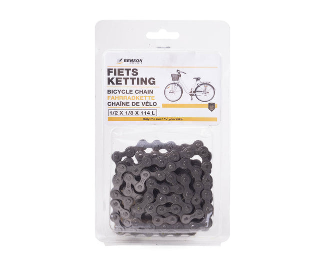 Fietsketting 1/2 x 1/8 x 114L - Voor Stads- en Eenversnellingsfietsen