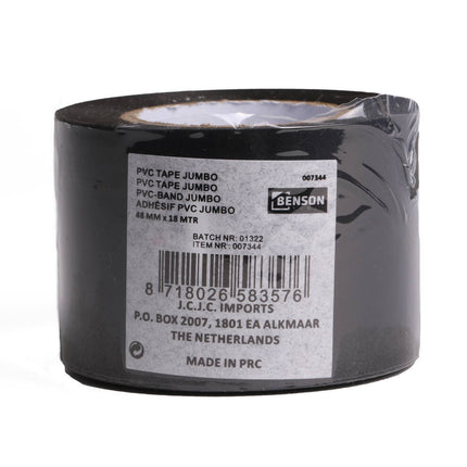 PVC Tape 48mm x 18m, ideaal voor verzegelen en bundelen.