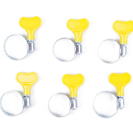 Slangklemmen Set 6 dlg 13-23cm & 14-27cm voor Auto & Tuin.
