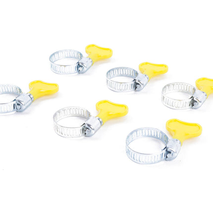 Slangklemmen Set 6 dlg 13-23cm & 14-27cm voor Auto & Tuin.