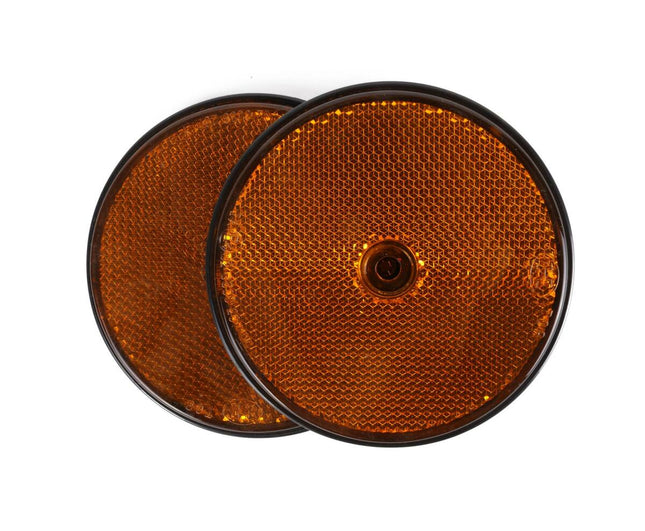 Reflector 85mm Oranje Set, E4-gekeurd voor Auto's & Aanhangers