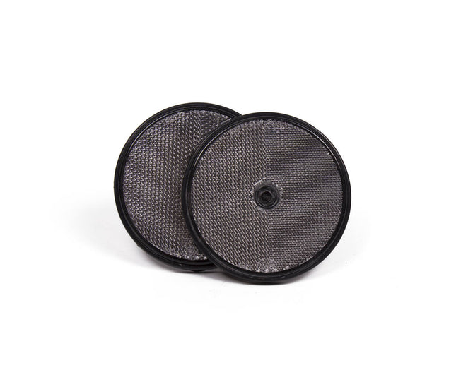 Reflector Wit 85mm, Set van 2, E-Keur, Voor Auto/Aanhanger Veiligheid