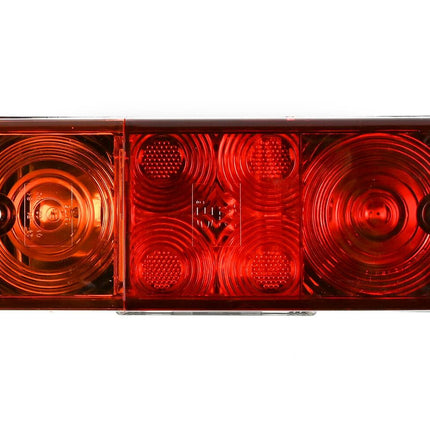 Aanhangwagen Driekamerlicht 210x83 mm E9, 12-24V, Parkeer-Rem-Richtingaanwijzer.