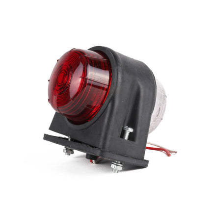 Breedtelamp 72mm Rood/Wit, E-Keur, Voor Verbeterde Zichtbaarheid