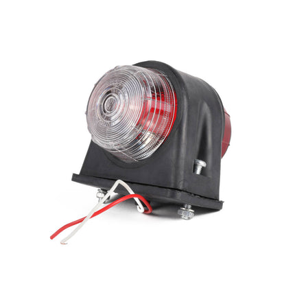 Breedtelamp 72mm Rood/Wit, E-Keur, Voor Verbeterde Zichtbaarheid