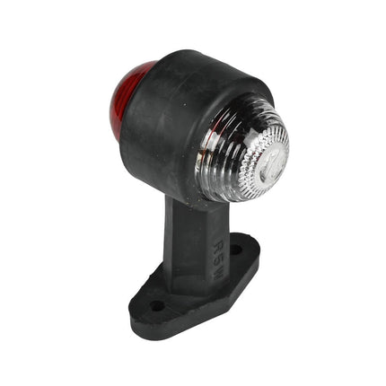 Breedtelamp 125mm Rood/Wit 12V E-Keur, Ideaal voor Aanhangers