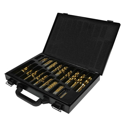 Boorzet 170 dlg HSS Titaan, incl. Koffer voor Metaal en Hout