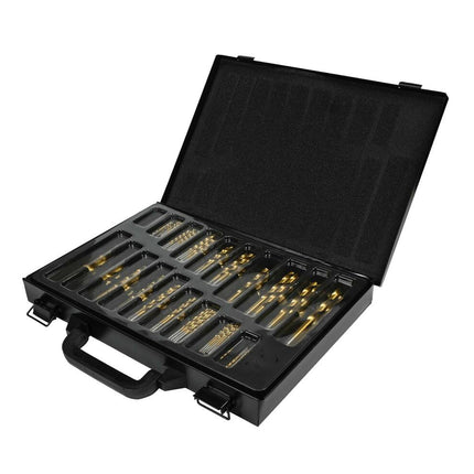 Boorzet 170 dlg HSS Titaan, incl. Koffer voor Metaal en Hout