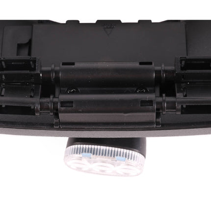 Hoofdloupe met 3 LED's, 4 lenzen (1.2x-3.5x), verstelbare band.