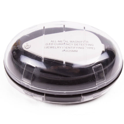 Loupe LED Diamantair 40x met UV-Licht en 3 LED's voor Edelstenen