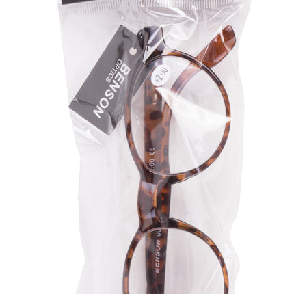 Leesbril moskou demi brown +1.50