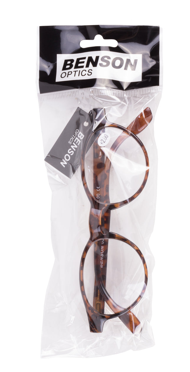 Leesbril moskou demi brown +1.50