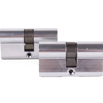 Euro Profielcilinder 60 mm, 2x Gelijksluitend, Incl. 6 Sleutels