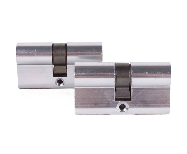 Euro Profielcilinder 60 mm, 2x Gelijksluitend, Incl. 6 Sleutels
