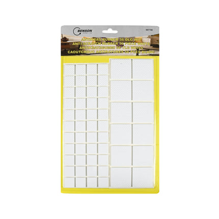 Antikras Vloerviltjes Set 56-delig, Wit - Beschermt Hout en Laminaat