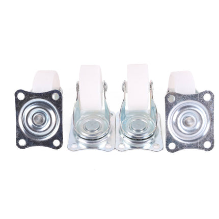 Witte 50mm Zwenkwiel Set 4st - Max 30kg, Meubelupgrade