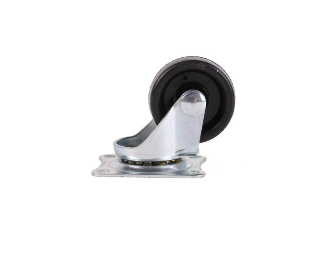 Zwarte Zwenkwielen Set 50mm, 4 stuks, 30kg per wiel, soepel rollen