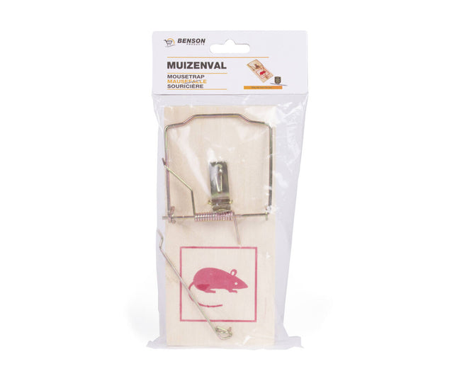 Muizenval Jumbo 17x8x1cm - Vangt Muizen Snel en Effectief